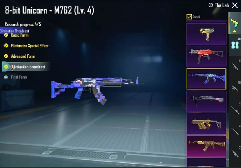 Anukhra Xsuit 5 ? 3 x Ensembles de momie 3 x Ensembles ultimes Malus Ensemble Majesté Carapace de Godzilla 21 x Messages d'élimination 3 x Armes maximales M416 Fool Max Groza Godzilla brûlant Max UMP Dévoreur d'âmes du Néant Max