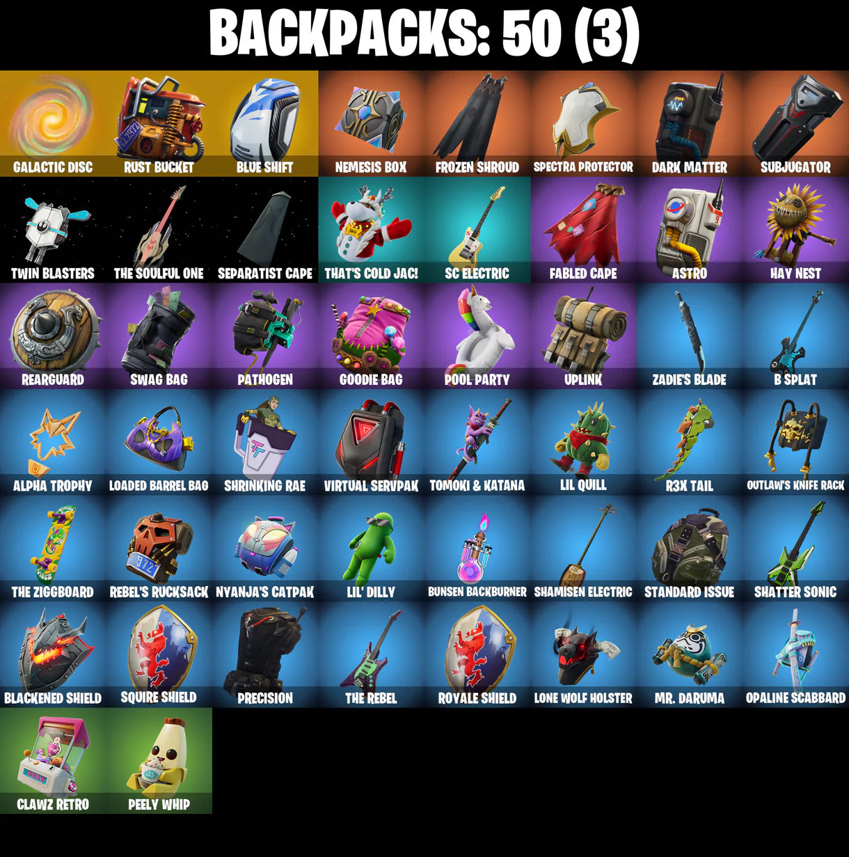 PC/PSN/XBOX |31 skins | Galaxy | Royale Knight | Blue Squire | The Reaper | Elite Agent | Blue Striker | Galactic Disc | Rust Bucket | Blue Shift | #B649