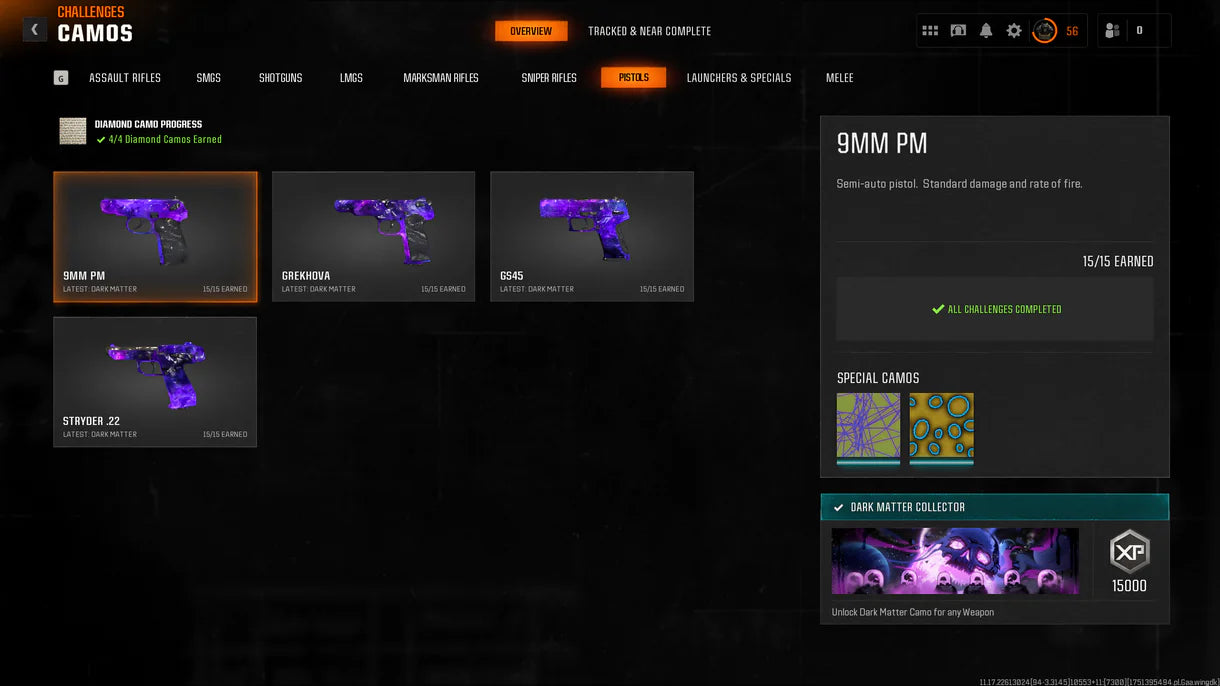 ✨ Dark Matter + Prestige Master⚔️ All Multiplayer Camos Unlocked ?Prestige 10 + Level 28?Dark Matter Legit Unlocked on 38 Weapons ? Linkable|New guns |FFAR KRIGC AMAX KILO LADRA LC10 HDR