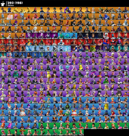 [PC/PSN/XBOX] 393 SKINS + TRAVIS SCOTT + MINTY AXE + OG STW + ASTRO JACK + WORLD WARRIOR + GAME KNIGHT + UNCHAINED RAMIREZ