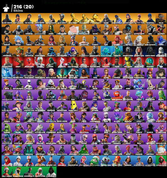 [PC/PSN/XBOX] 333 SKINS + BLACK KNIGHT + SPARKLE SPECIALIST + THE REAPER + ROYALE KNIGHT + BLUE SQUIRE + OG STW + ELITE AGENT + FLOSS + MAKO