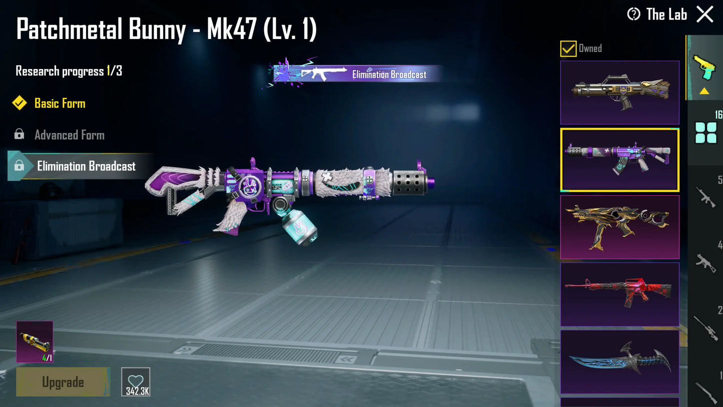 ✨ RARE ✨ 📊 Lvl 77 🔫 M416 Glacier Near Maxx (Lvl 6) 💥 16x GunLab 💀 7 Kill Messages 💣 Gernade Molee 🔥 Rare Emotes 🎭 Mythics 💎 Helmets 🪖 Backpacks