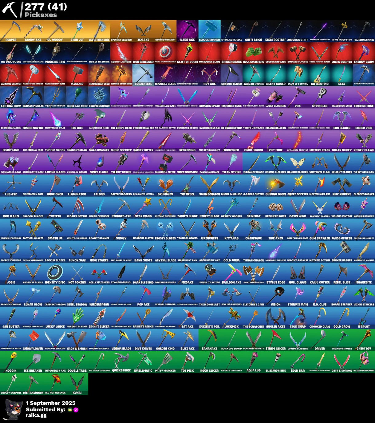 [PC/PSN/NITTENDO] 337 skins | Dark Vertex | Travis Scott | Gold Brutus | Gold Meowscles | Gold Midas | Rogue Agent | Pitch Patroller | NBA 75 Clutch | 230 VB
