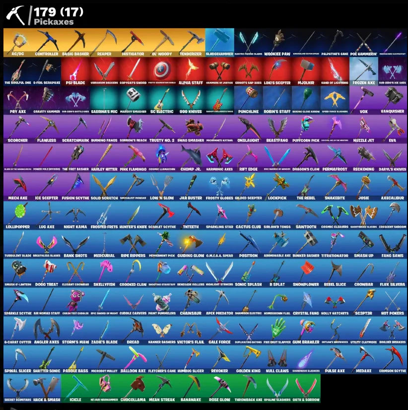 [PC/PSN/XBOX] 229 SKINS + BLACK KNIGHT + TRAVIS SCOTT + SPARKLE SPECIALIST + THE REAPER + ROYALE KNIGHT + OG STW