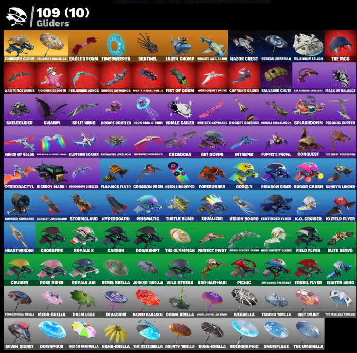 [PC/PSN/XBOX] 120 SKINS + BLACK KNIGHT + SPARKLE SPECIALIST + OMEGA (STAGE 5) + ROYALE KNIGHT + OG STW + BLUE SQUIRE + FLOSS