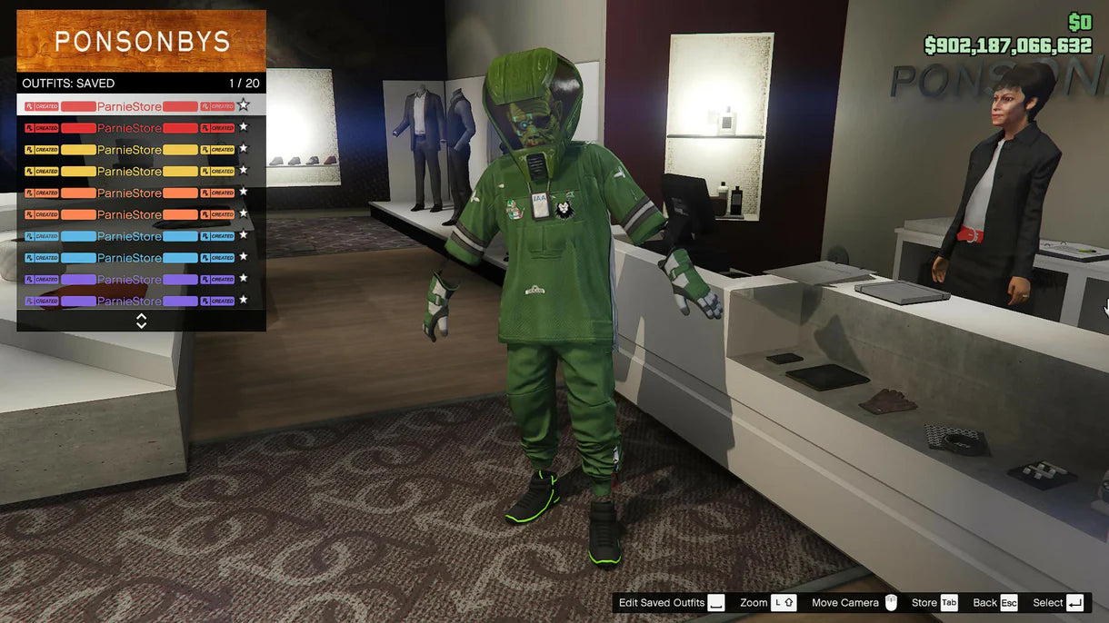 [ Enhanced ] 902 BILLION x20Modded Outfits + 60x Modded Cars+ 555 LVL+ All Unlock + FAST RUN+ Modded FrozenKDA + Male + AlienGuns INSTANT