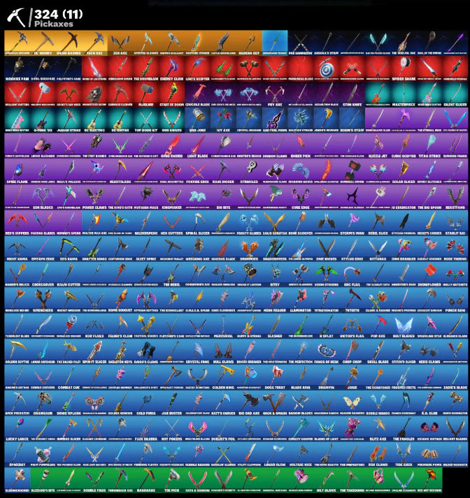 [PC/PSN/XBOX] 303 SKINS + JOHN WICK + SLIM SHADY + SNOOP DOGG + LARA CROFT + BLAZE + THE JOKER + DARK BOMBER + 3600 VB