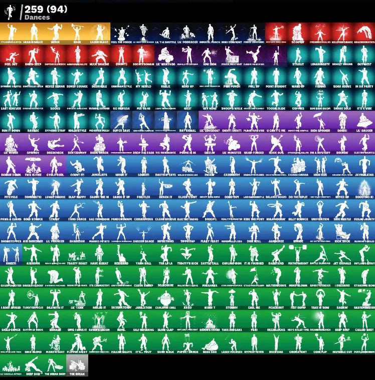 [PC/PSN/XBOX] 333 SKINS + TRAVIS SCOTT + OG STW + ASTRO JACK + MAJOR LAZER + GOLD SKYE + GOLD MIDAS + LAZER BLAST