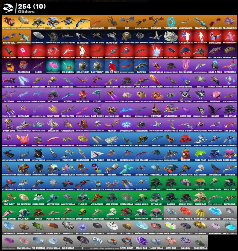 [PC/PSN/XBOX] 400 SKINS + TRAVIS SCOTT + THE REAPER + ROYALE KNIGHT + BLUE SQUIRE + OG STW + ELITE AGENT + WORLD WARRIOR