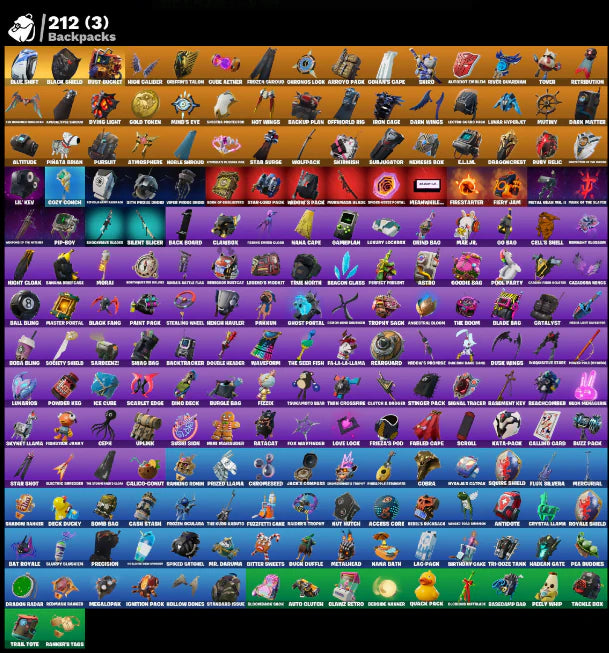 [PC/PSN/XBOX] 214 SKINS + BLACK KNIGHT + SPARKLE SPECIALIST + THE REAPER + OG STW + ROYALE KNIGHT + BLUE SQUIRE + OMEGA (STAGE 5) + FLOSS + 9775 VBUCKS