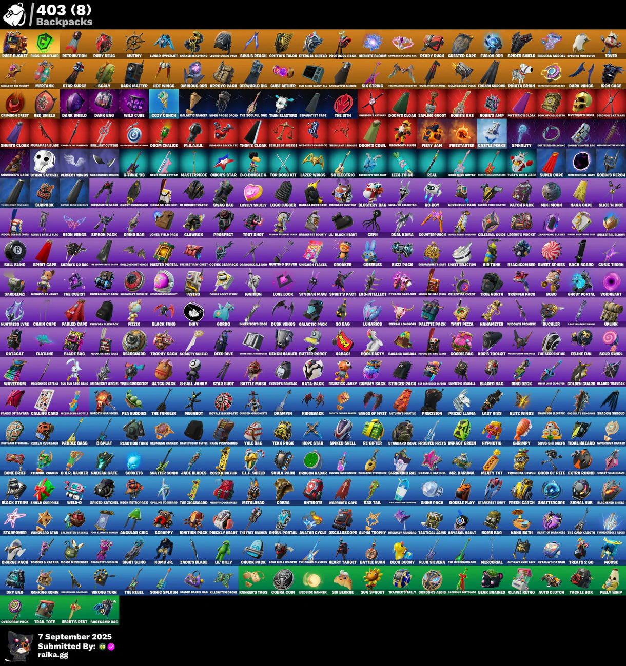 [PC/XBOX/NITTENDO] 431 skins | The Reaper | Elite Agent | Gold Midas | Omega (stage 5) | Gold Brutus | Trailblazer | Unchained Ramirez | Curse Buster | 725 VB