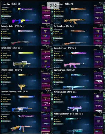 131Mythics | Casque Inferno⚡ | 4 combinaisons X | Combinaison Arcane X 4 ? | Combinaison Posidon X 4 ? | Collection 67,5 ? | Gunlab 29 | Messages d'élimination 11 ? | Cadre Old Conqueror S18,19✨