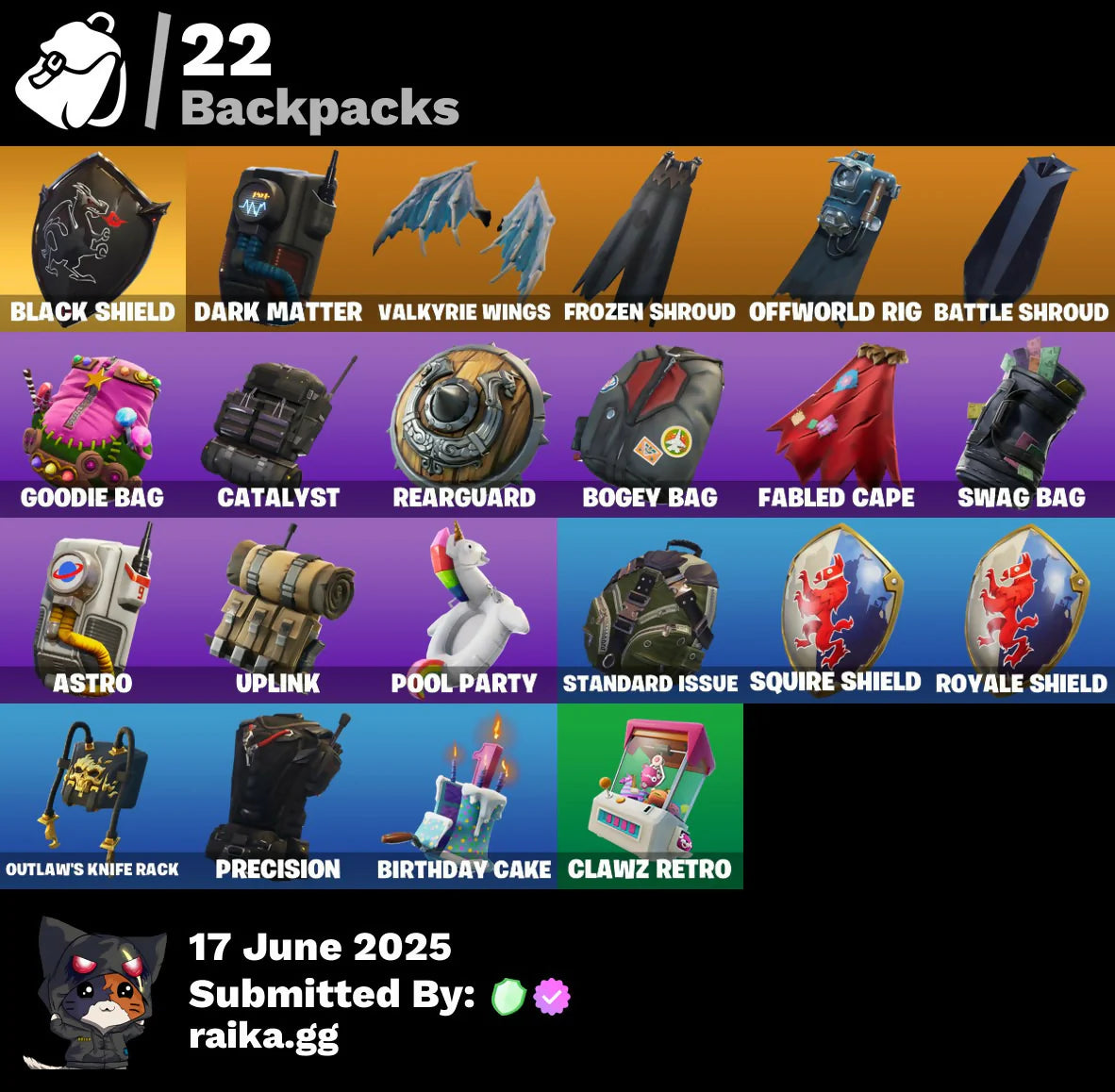 OG FORTNITE ACCOUNT✅33 skins✅OG Raider's Revenge✅Black Knight✅Sparkle Specialist✅Blue Squire✅Royale Knight✅Elite Agent✅Mako✅Take The L✅600 VB