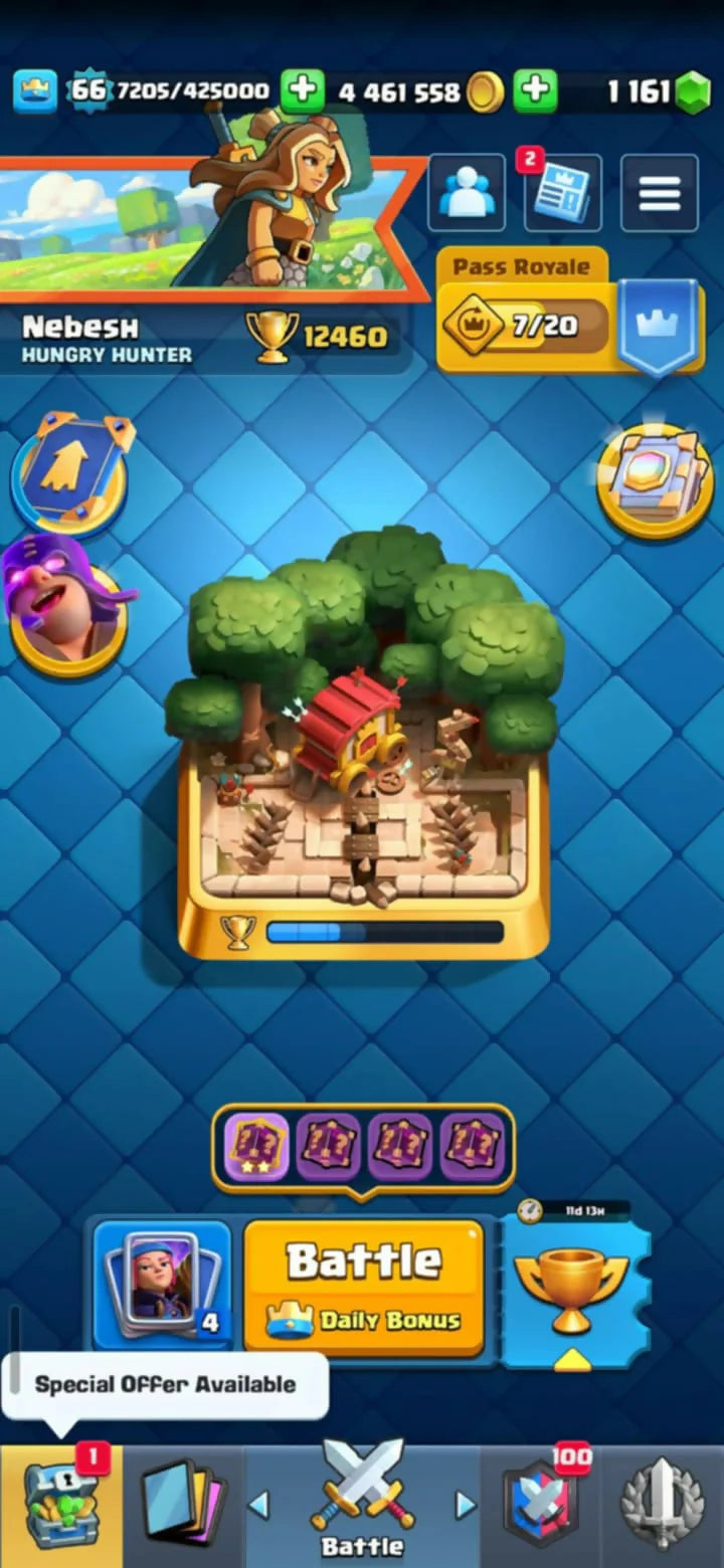8 Years Badge ⚡ 115 Max Card ⚡ 55 Elite ⚡18 Evos ⚡KT-15 ⚡ Arena 23 ⚡Level-66 ⚡Safe Guarantee ⚡ Instant Delivery