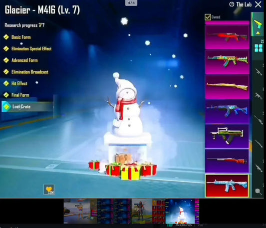 81 Mythiques ? | M4 Glacier Max + 8x Kill Msg Awm Godzila Niv. 3 ? | 22 Vieux Gunlab Rare ? | Meilleurs Ultimes, Mythiques et Skins de Voiture ✨