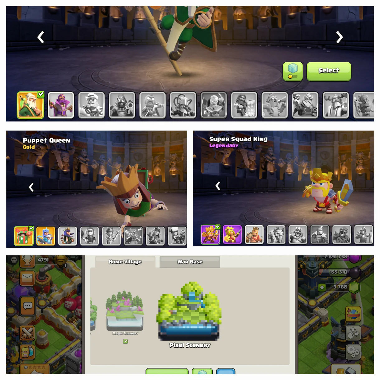 Blacksmith Max [ All epic Equipments Max ] ♦️TH 17 Max Out [5★] ♦️5 Heros Max:-100-100-90-75-50 ♦️ Bh10 Max Out ♦️3768 Gems ♦️Rename ♦️5857 Atb ♦️3139 War Stars ♦️253 Xp ♦️ Safe Guarantee ♦️ Instant Delivery