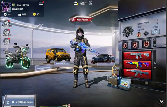 154 objets mythiques rares ? | Bouffon des arcanes 5⭐ + 3 combinaisons X✨ | 46 laboratoires d'armes [4x max] | Glacier + Fou max ? | 3 salons mythiques | Maserati MC20 rouge ? | 9 ultimes + Salut
