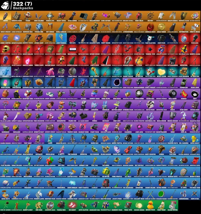 [PC/PSN/XBOX] 276 SKINS + GOLD GRATOS + AERIAL ASSAULT TROOPER + RENEGADE RAIDER + LARA CROFT + MRBEAST