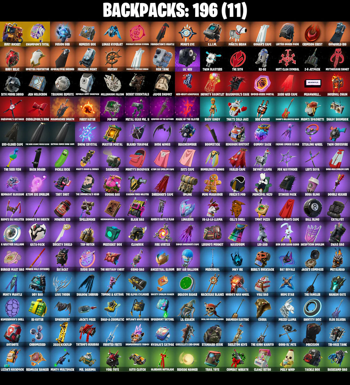 PC/PSN/XBOX |163 جلود | Eon | Rogue Agent | Recon Champion | Dummy Supreme | Rust Bucket | Champion's Total | Resonator | Champion Balisong | #B551