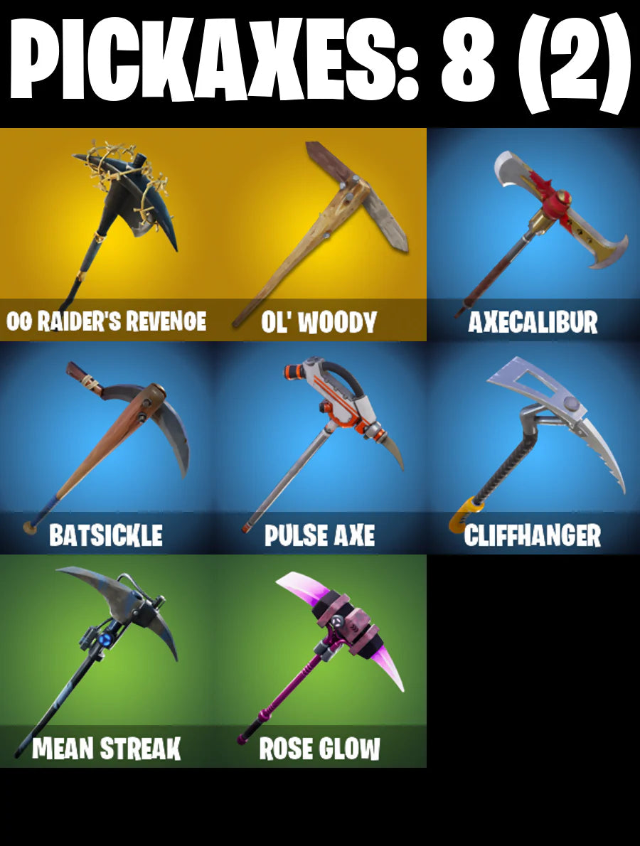 PC/PSN/XBOX |10 skins | OG STW | OG Aerial Assault Trooper | OG Renegade Raider | Royale Knight | Blue Squire | OG Raider's Revenge | #B415