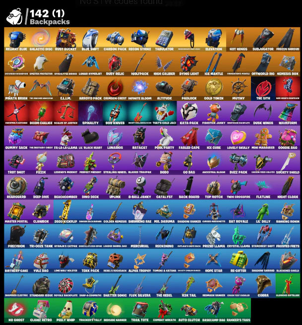 [PC/PSN/XBOX] 111 SKINS + GALAXY + GLOW + BLE TEAM LEADER + ROGUE AGENT + OMEGA + DRIFT + CARBIDE + CALAMITY + ORANGE JUSTICE + PARENTAL CODE
