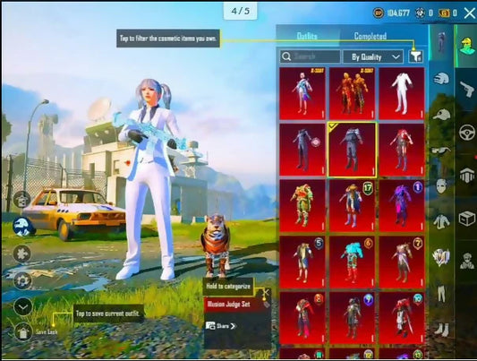 83Mythics | Ignis Xsuit 4 ? | M416 Glacier et AKM Wandering niveau 7 max ? | Ump Glacier 5 | Total de 26 armes améliorées | 2x max - 6x message d'élimination par arme ? | Meilleur Inventroy ✨