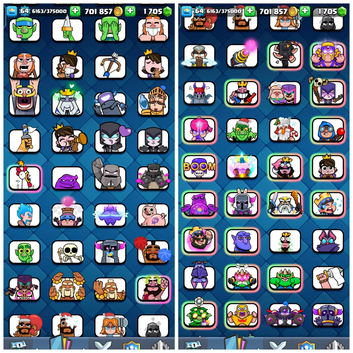 LVL 64 ⸱ KT15 ? 9 YEAR OLD ?19 EVO'S, 41 ELITE, 109 MAXED CARDS ? 12K CUPS ❤️‍? ALL CARDS COLLECTED ⚡110 EMOTES ? SAFE & WORTHY ?‍↔️ON YOUR MAIL.