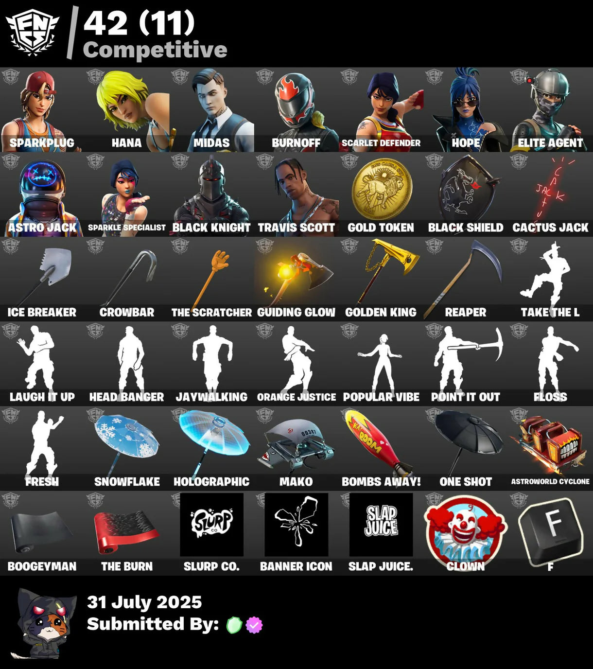 OG Fortnite Account✅Stacked✅138 skins✅Black Knight ✅Travis Scott✅Sparkle Specialist✅The Reaper✅Blue Squire✅Royale Knight✅Elite Agent✅Blue Team Leader