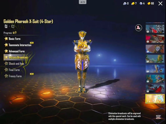 130 Mythiques ? | Pharoh Xsuit 4 ? | Tesla Diamant Drop Car ? | 33 x Gunlab rares | M416 Lézard et AKM Dessert Niv. 7⚡ | 11 x Autres messages d'élimination | Inventaire des ennemis ✨