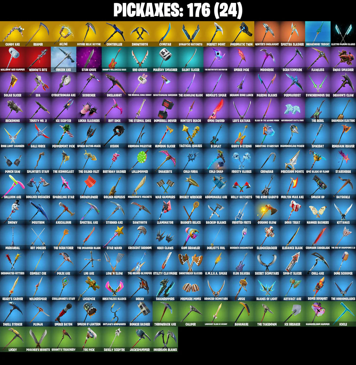 PC/PSN/XBOX |179 skins | Black Knight | Sparkle Specialist | Royale Knight | Blue Squire | Omega (stage 5) | The Reaper | Elite Agent | #B476