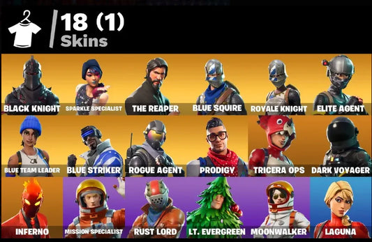 [PC/PSN/XBOX] 18 SKINS + BLACK KNIGHT + SPARKLE SPECIALIST + FLOSS + THE REAPER + ROYALE KNIGHT + BLUE SQUIRE + MAKO