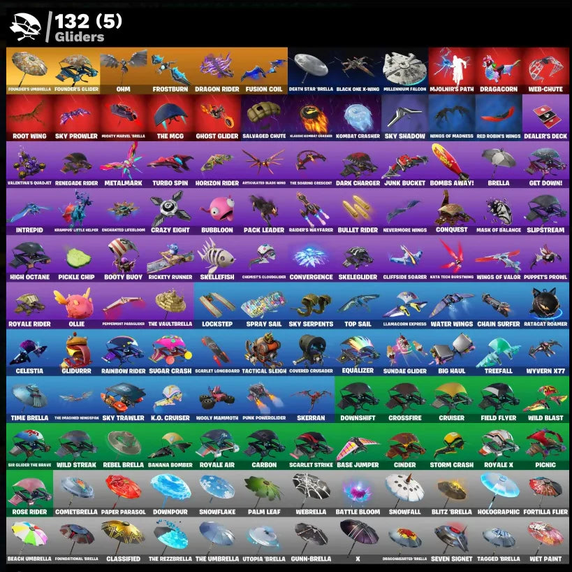 [PC/PSN/XBOX] 198 SKINS + BLACK KNIGHT + SPARKLE SPECIALIST + THE REAPER + ROYALE KNIGHT + ELITE AGENT + OG STW + FLOSS