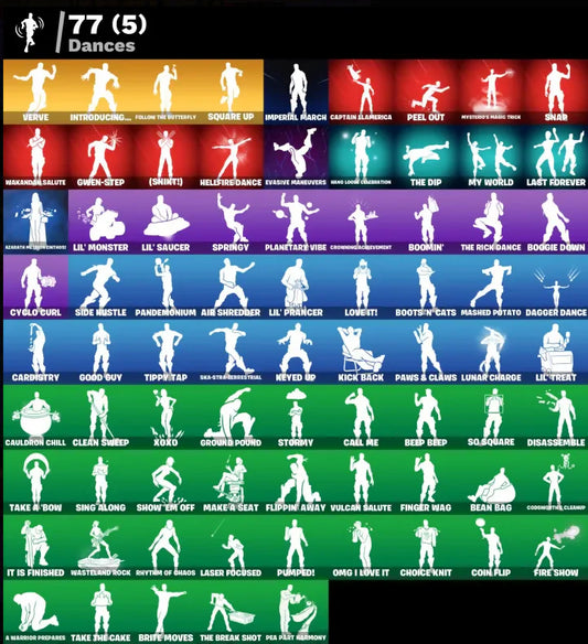 [PC/PSN/XBOX] 107 SKINS + CLOUD STRIKER + GOLD MIDAS + HARLEY QUINN + EDDIE BROCK + SULTURA + FIXER + LARA CROFT