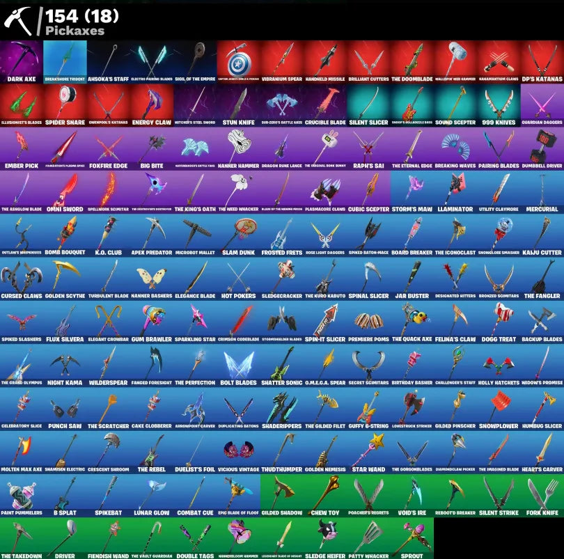 [PC/PSN/XBOX] 120 SKINS + RENEGADE RAIDER + AERIAL ASSAULT TROOPER + MALIK + THE IMAGINED + VALERIA