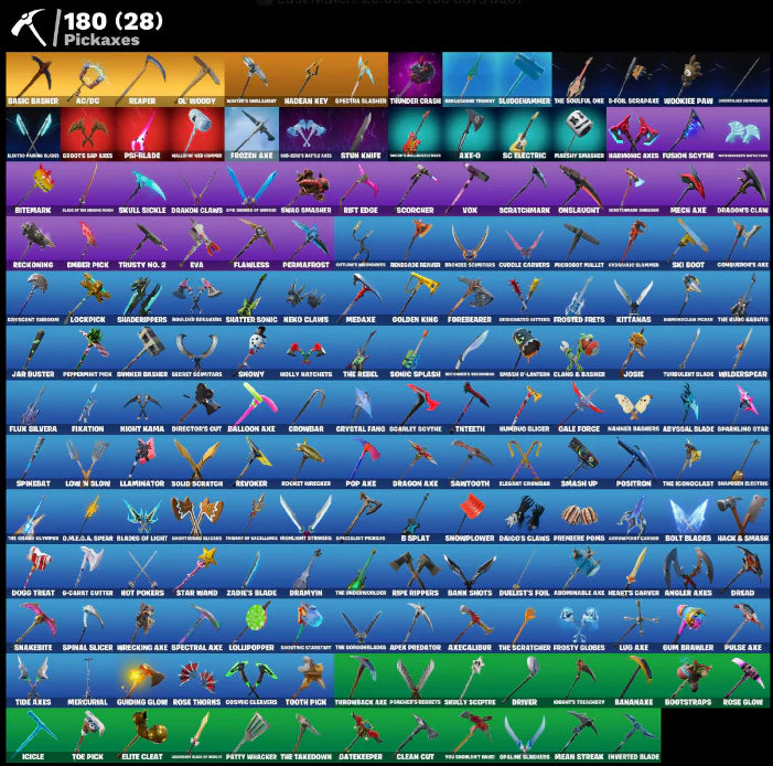 [PC/PSN/XBOX] 174 SKINS + BLACK KNIGHT + SPARKLE SPECIALIST + THE REAPER + ROYALE KNIGHT + OG STW + BLUE SQUIRE + FLOSS + HERON STANCE HERO