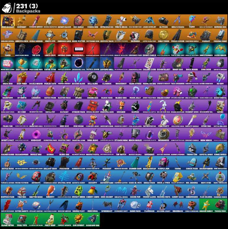 [PC/PSN/XBOX] 249 SKINS + WILDCAT + MINTY AXE + THE REAPER + ELITE AGENT + GOLD MIDAS + OG STW + MAJOR LAZER