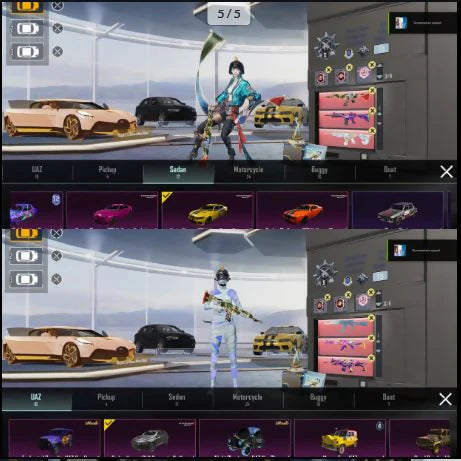 8 armes niveau 7 max ? | 196 armes mythiques ? | 15 armes ultimes | 2 ensembles momie | Casque Inferno⚡ | 56 armes rares | Autre message d'élimination 14 | 5 voitures de sport | Inventaire ancien et lourd