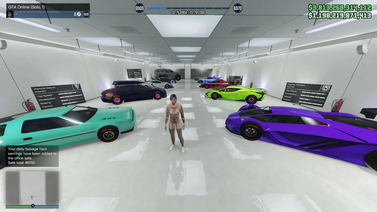 [NAKED] 5 TRILLION x20 Modded Outfits +45x Modded Cars+ 6969LVL + All Unlocks + FAST RUN+Modded Frozen KDA + Female +AlienGuns INSTANT DELIVERY