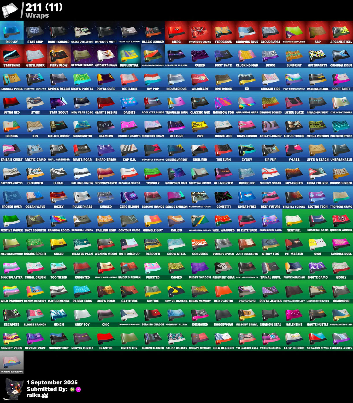 [PC/PSN/NITTENDO] 337 skins | Dark Vertex | Travis Scott | Gold Brutus | Gold Meowscles | Gold Midas | Rogue Agent | Pitch Patroller | NBA 75 Clutch | 230 VB