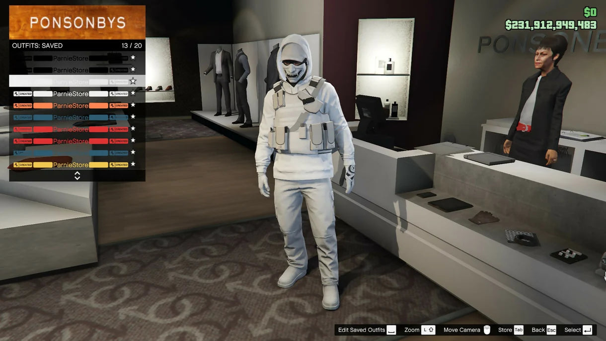 Rare [ Enhanced ] 231 BILLION x20Modded Outfits + 60x Modded Cars+ 398 LVL+ All Unlock + FAST RUN+ Modded FrozenKDA + Male + AlienGuns INSTANT