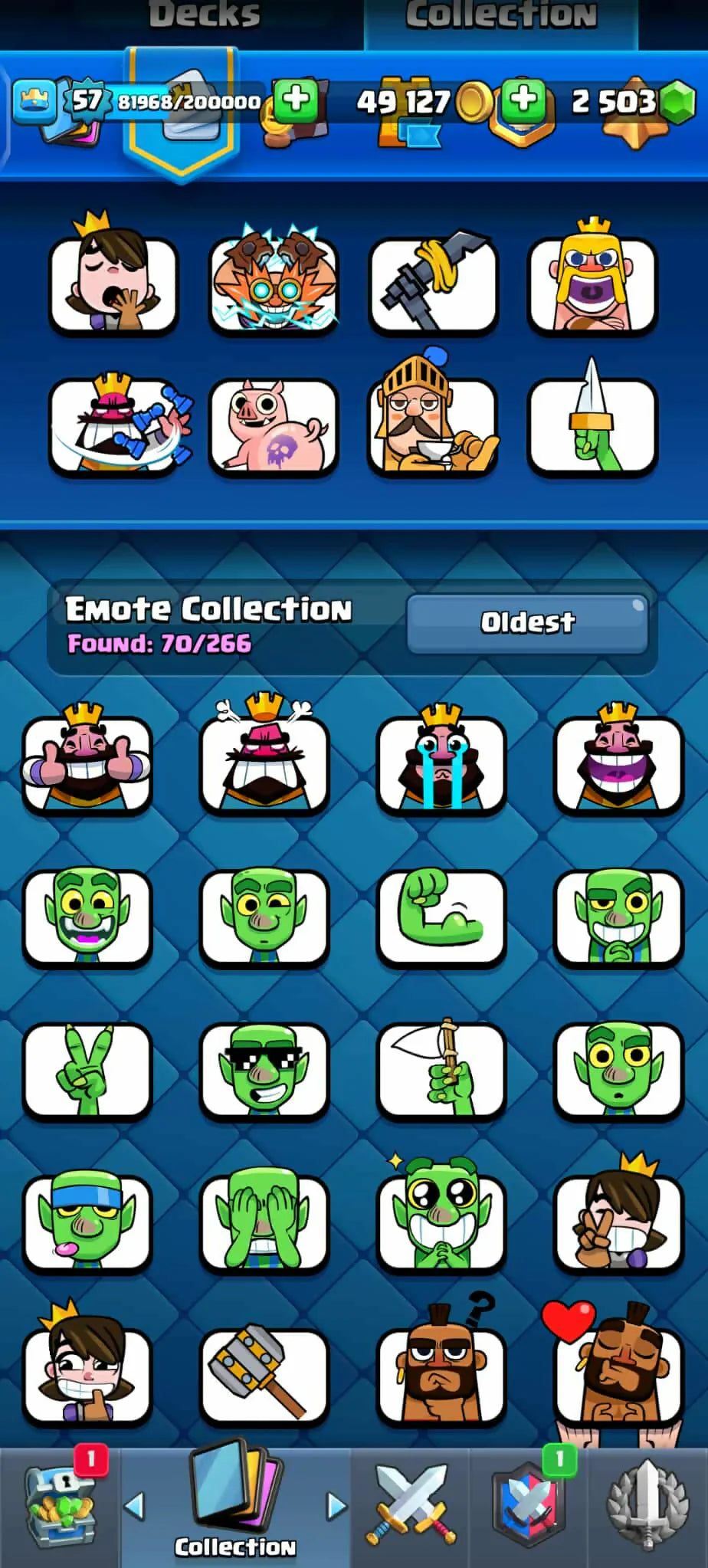 9 Years badge ⚡ 63 Max Card ⚡ 15 Evos ⚡12 Elites ⚡ Rare Emotes ⚡ 2k Gems ⚡level-57 ⚡ Safe Guarantee