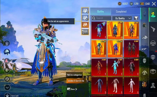 6 combinaisons X Pharaon doré 6 ? Combinaison X Poséidon 6 ? Combinaison X double Max ? 60 Gunlab 7 Max, 13 messages d'élimination ?