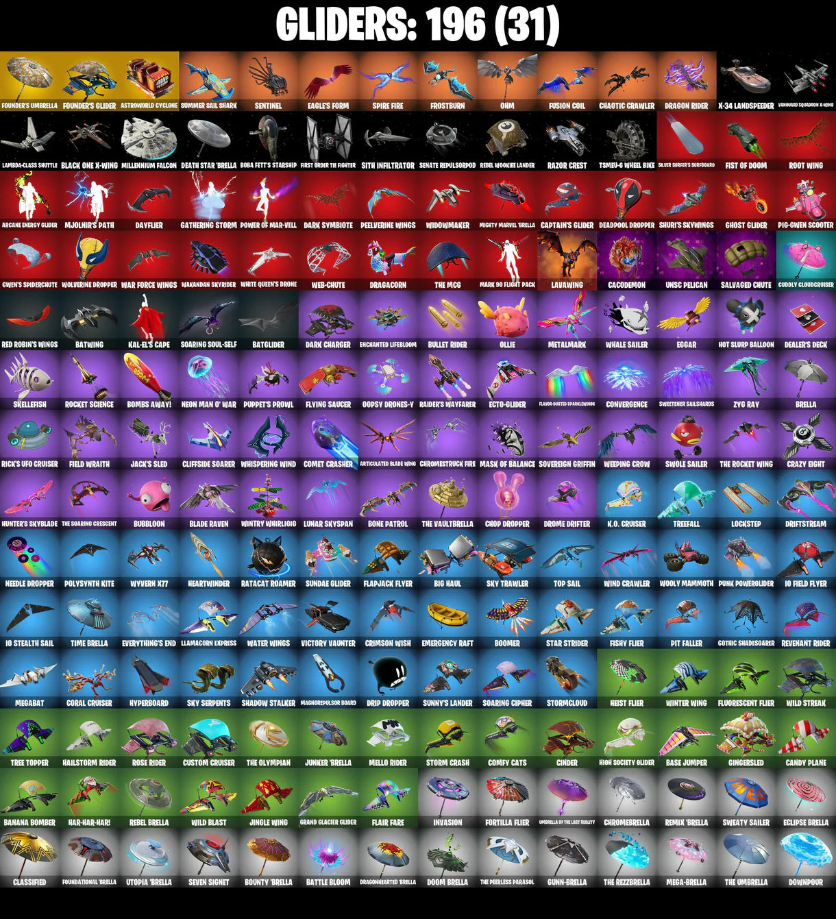 PC/PSN/XBOX |320 جلود | OG STW | Astro Jack | Gold Midas | Gold Brutus | Gold TNTina | Gold Meowscles | John Wick | Shady Doggo | #B440