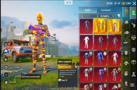 90Mythic⚡ | Pharoh Xsuit 1 ? | Ensemble Momie de feu ? | 24 armes améliorées ? | M4 Fool Max | M4 Glacier 5 | Total de 6 messages d'élimination | Inventaire complet et emotes✨