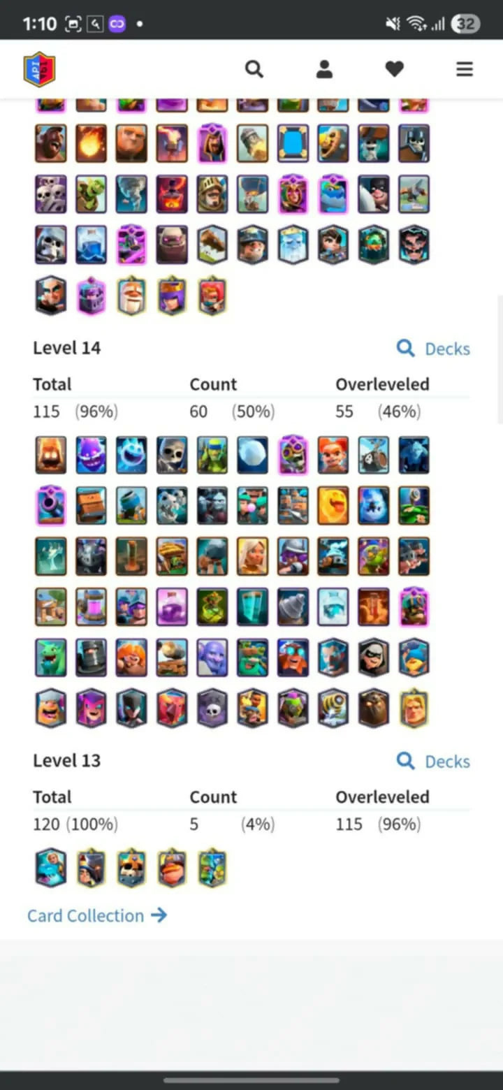 8 Years Badge ⚡ 115 Max Card ⚡ 55 Elite ⚡18 Evos ⚡KT-15 ⚡ Arena 23 ⚡Level-66 ⚡Safe Guarantee ⚡ Instant Delivery