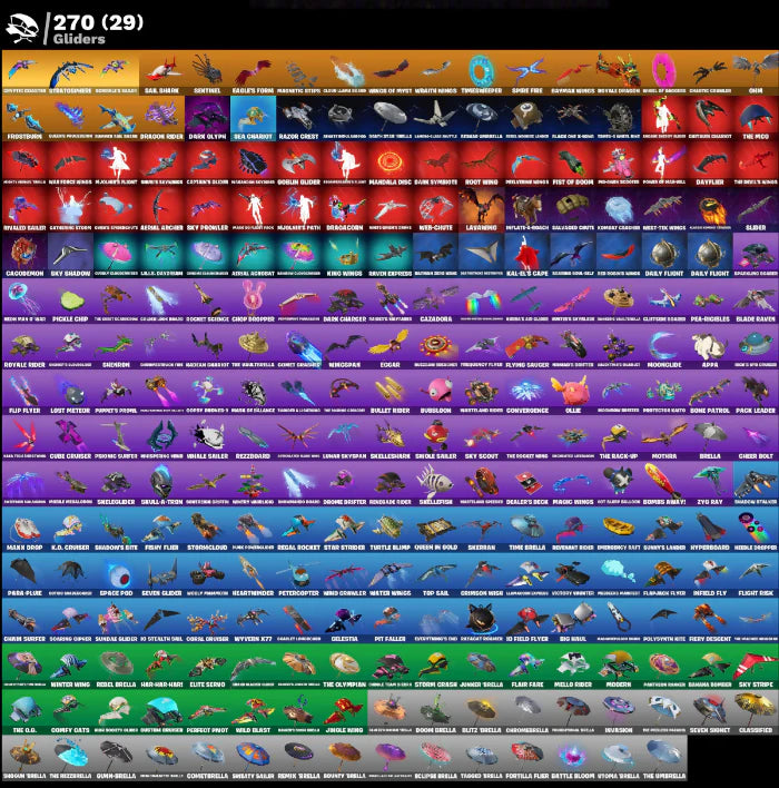 [PC/PSN/XBOX] 516 SKINS + MAT MASTER + FIXER + DUMMY SUPREME + LEVIATHAN AXE + LARA CROFT + MARSHMELLO + MARSHA + NICK EH 30 + SYPHER PK