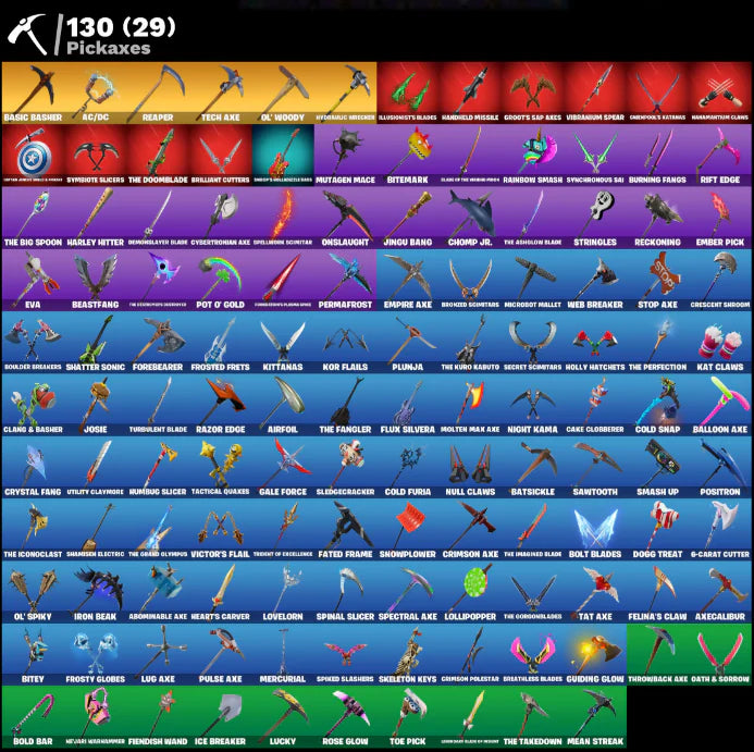 [PC/PSN/XBOX] 120 SKINS + BLACK KNIGHT + SPARKLE SPECIALIST + OMEGA (STAGE 5) + ROYALE KNIGHT + OG STW + BLUE SQUIRE + FLOSS