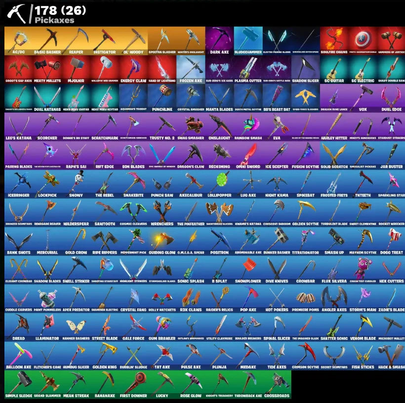 [PC/PSN/XBOX] 198 SKINS + BLACK KNIGHT + SPARKLE SPECIALIST + THE REAPER + ROYALE KNIGHT + ELITE AGENT + OG STW + FLOSS
