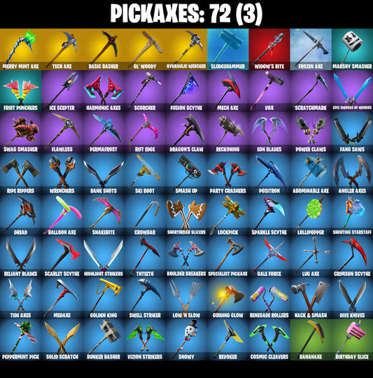 PC/PSN/XBOX |101 skins | Dark Vertex | Glow | Gold Midas | Rogue Agent | Dark Deflector | Merry Mint Axe | Tech Axe | Basic Basher | Ol' Woody | #B643