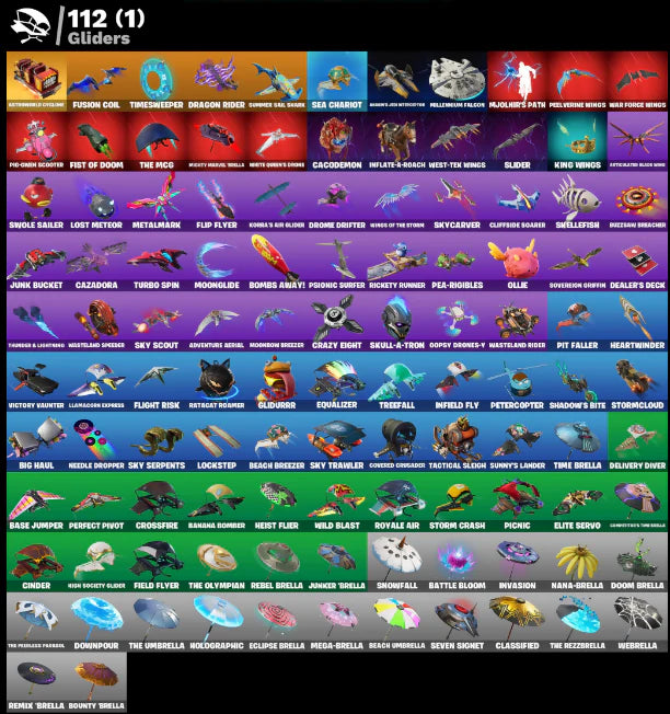 [PC/PSN/XBOX] 103 SKINS + TRAVIS SCOTT + ASTRO JACK + GOLD MIDAS + CALAMITY + TROG + SOLID SNAKE + EVIE + THE ACE
